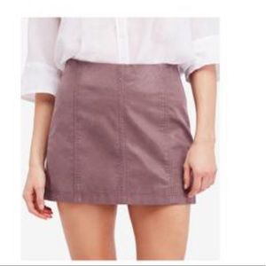Free People
 Size 0 Brown Corduroy Mini Skirt
No tears no stains